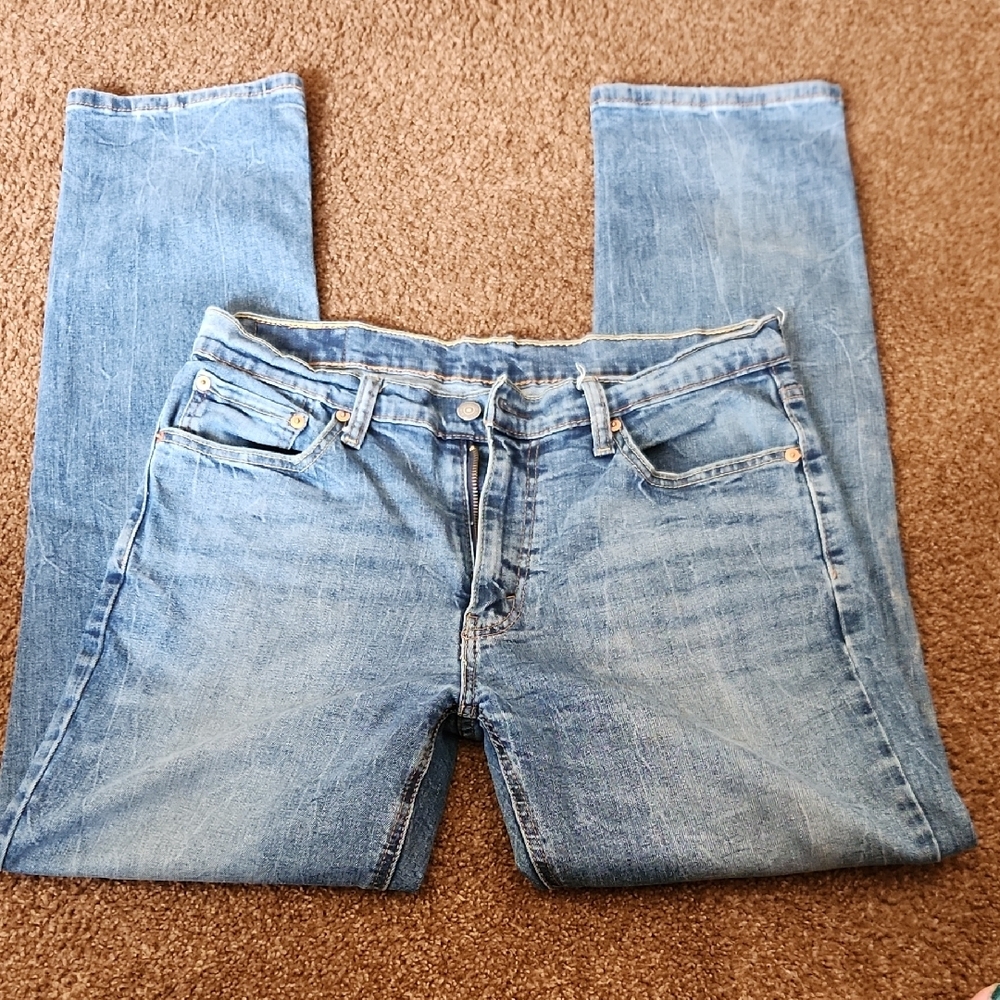 Levi's Blue Athletic Fit 541 Jeans Classic Style